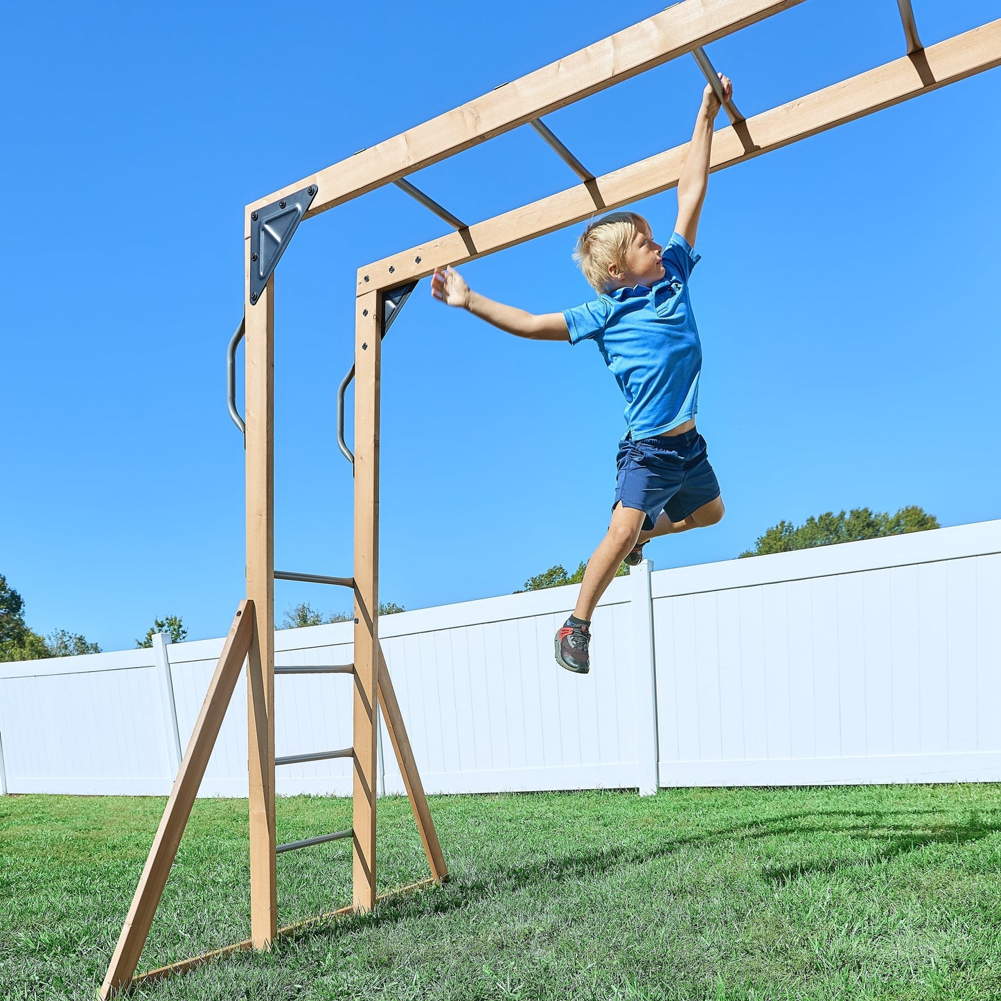Dover Bay Swing Set with Monkey Bars