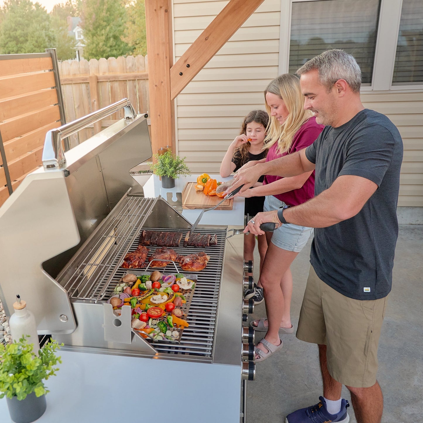 Timber Rock Outdoor Grill Cook Station