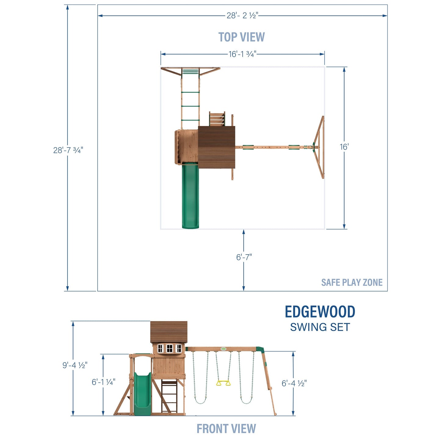 Edgewood Swing Set