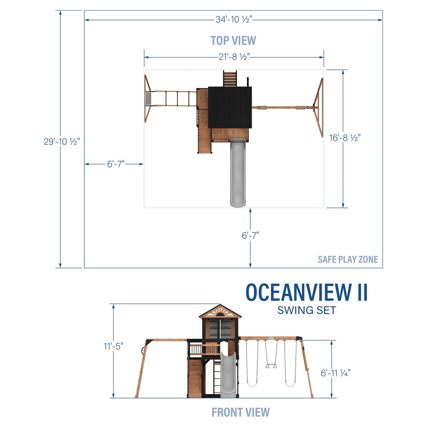 Oceanview II Swing Set