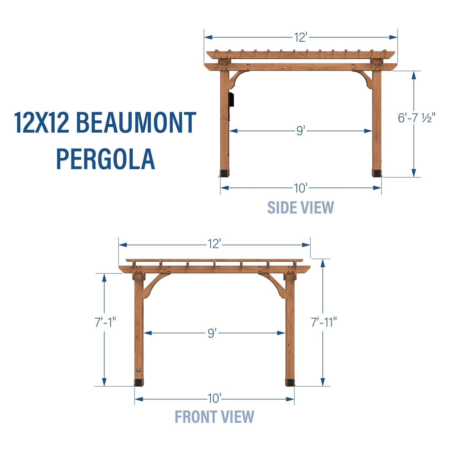 12x12 Beaumont Pergola