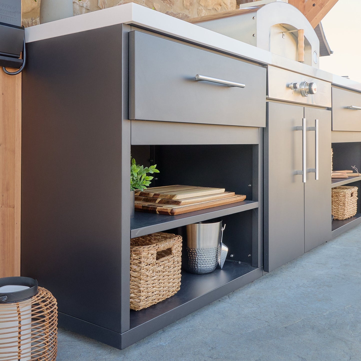 Timber Rock Outdoor Pizza Oven Cook Station