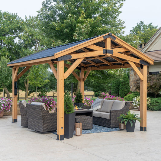 14x12 Peak Roof Gazebo