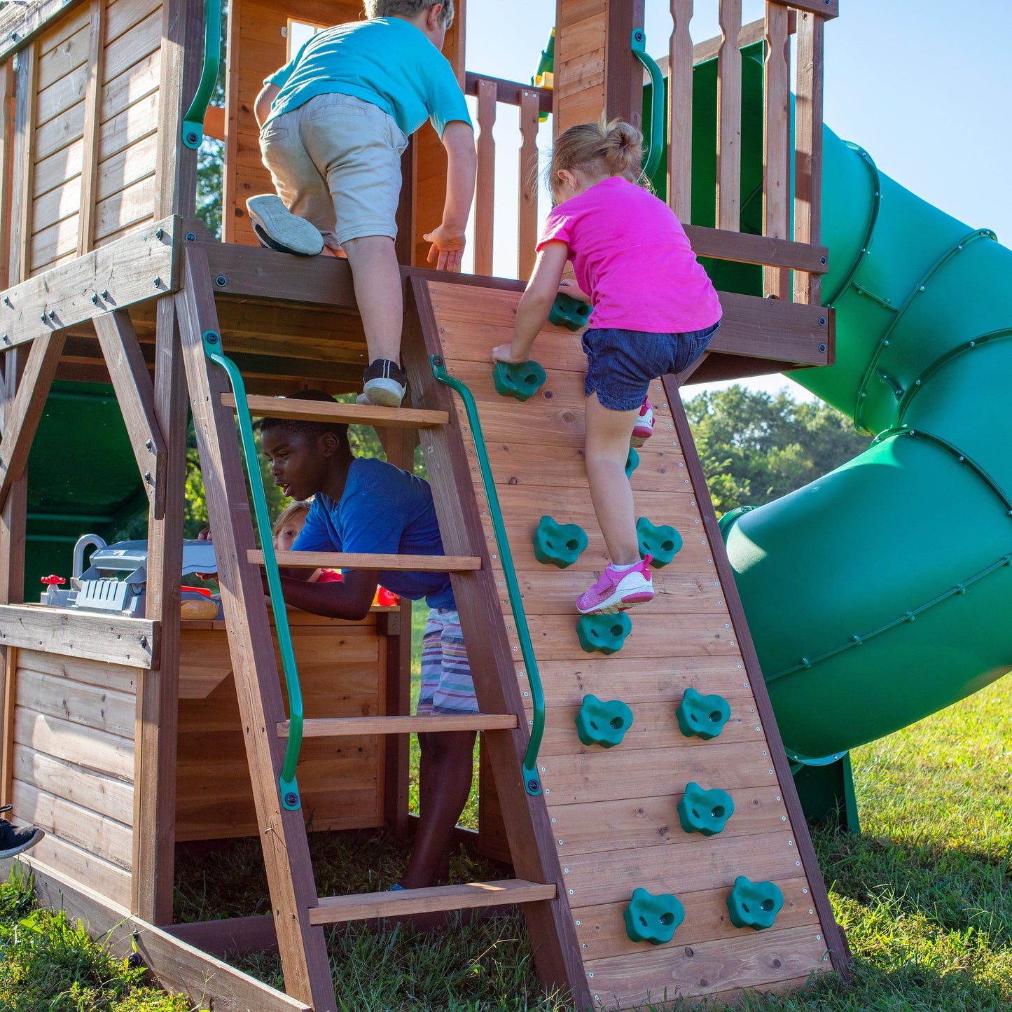 Cedar Cove Swing Set