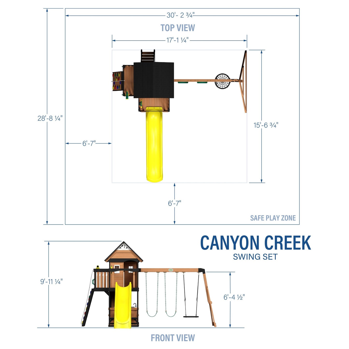 Canyon Creek Swing Set
